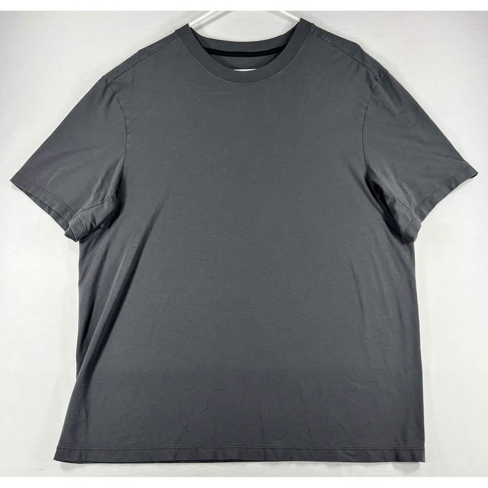 Lululemon Fundamental T-Shirt Mens XL Grey Short Sleeve Crew Neck Athletic